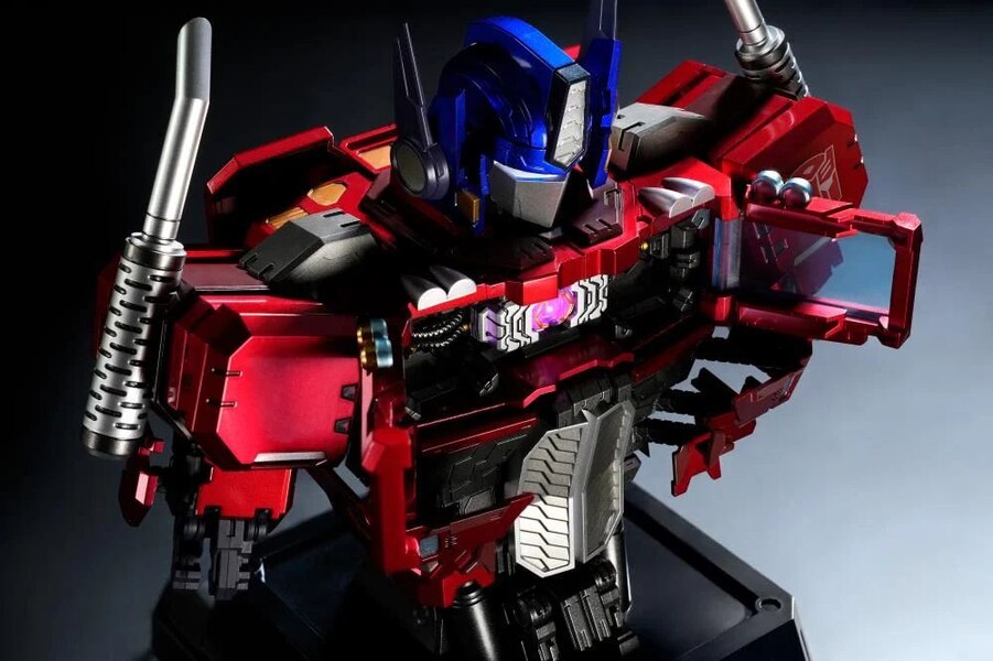 Image Of Unix Square Optimus Prime Bust Official Figure From Flame Toys  (17 of 19)